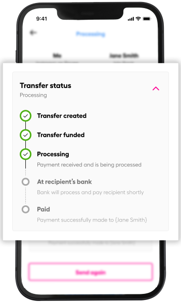 check your transaction status with instarem app