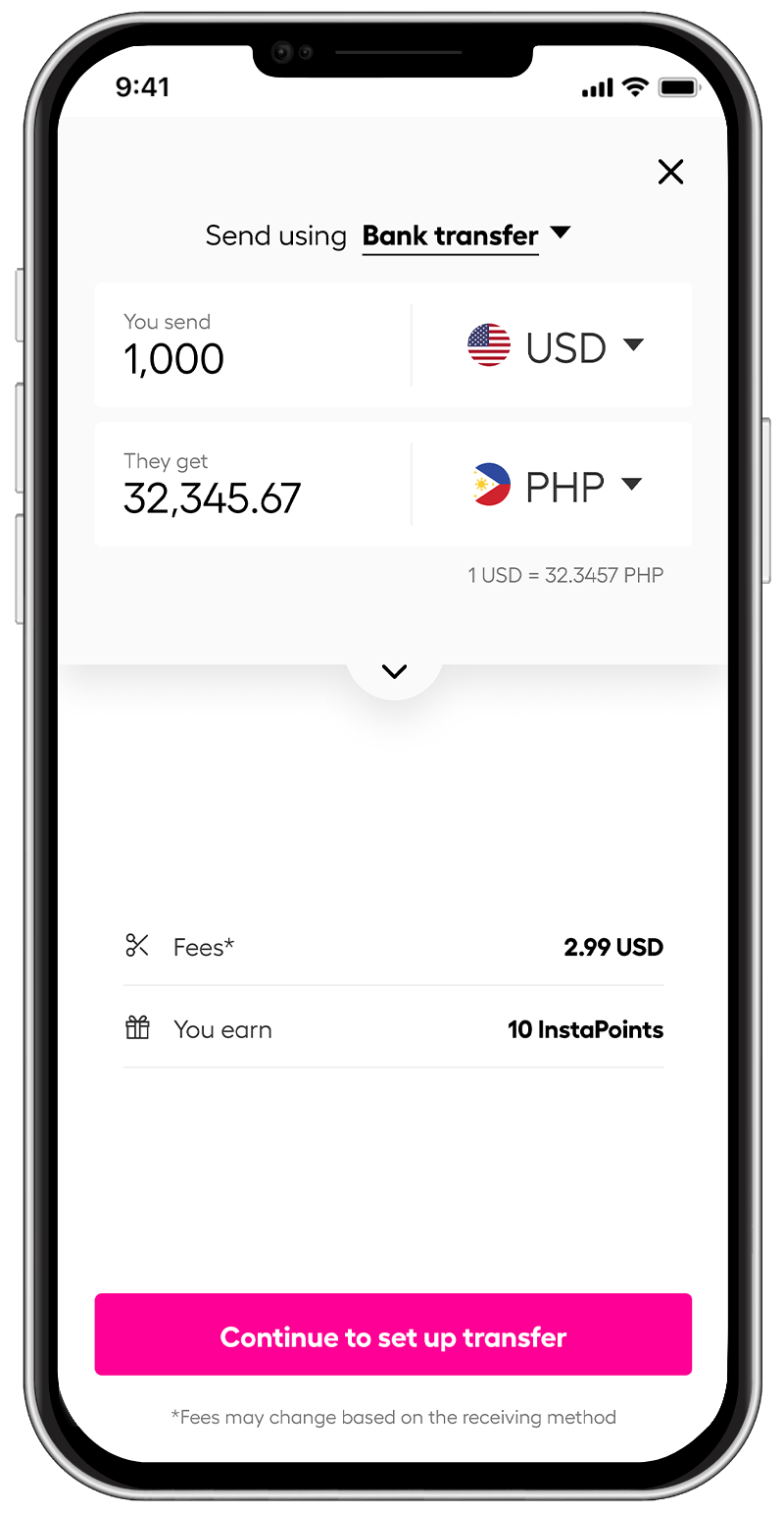 send money with Instarem