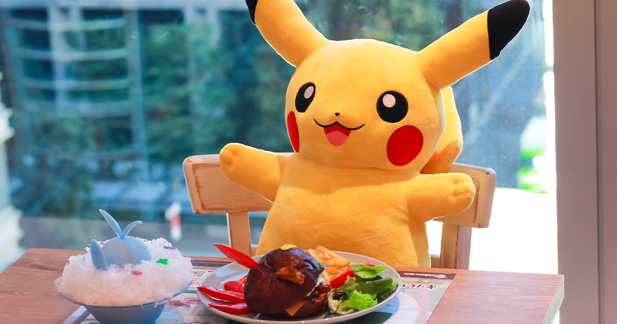 PIKACHU Girl Tea Party Pokemon Center Kyoto Limited Original Plush From Japan