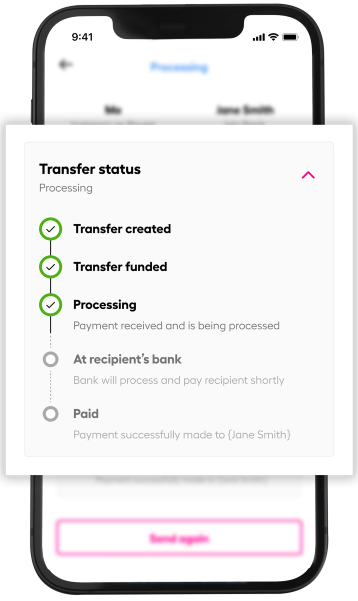 check your transaction status with instarem app
