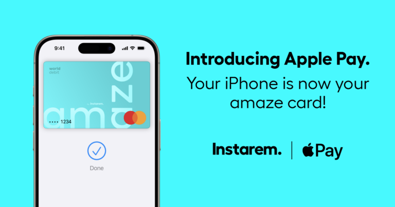 Go light, pay right: amaze card powers up with Apple Pay 