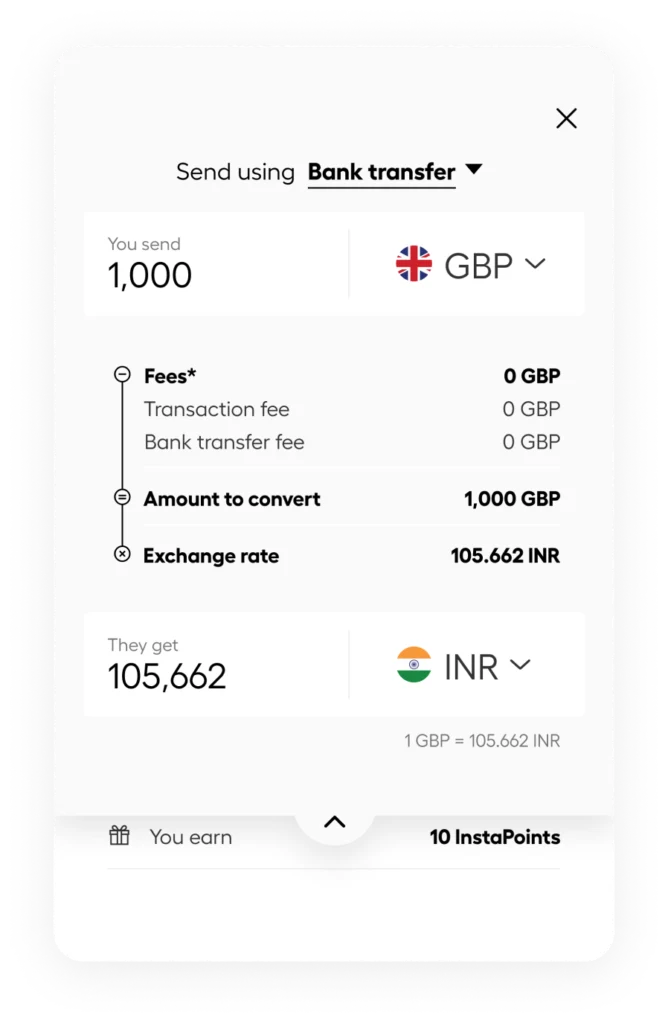 Send Money To India From UK First Transfer Zero Fee