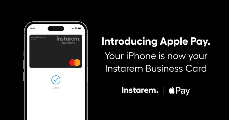 Tap to pay smarter: Instarem Business Card levels up with Apple Pay 